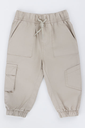 Stone Casual Cargo Utility Pants