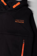 Zip Through Hooded Tracktop Black | Tops & T-Shirts | Ackermans
