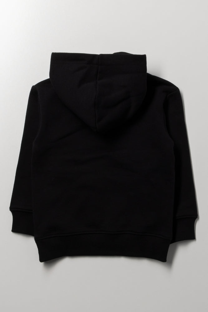 Zip Through Hooded Tracktop Black | Tops & T-Shirts | Ackermans