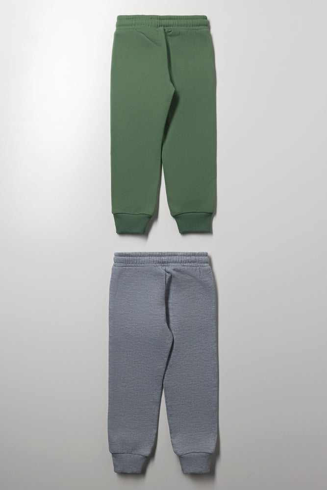 Bluey 2 Pack Trackpants Green And Grey (2)