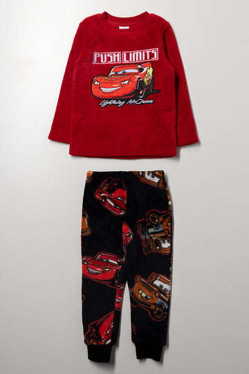 Cars Long Sleeve Pyjamas Red