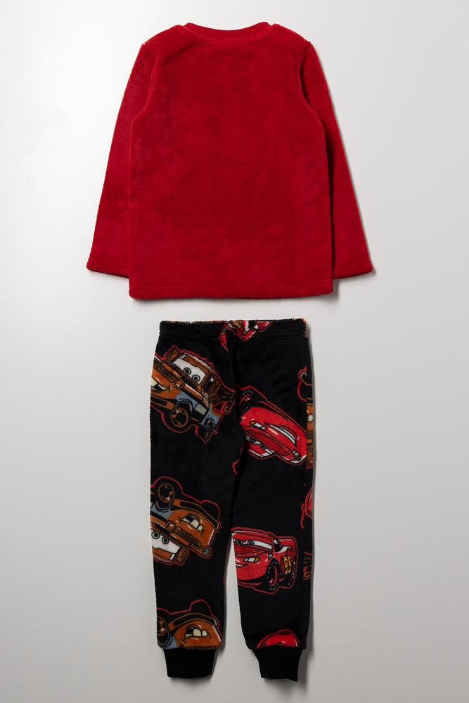 Cars Long Sleeve Pyjamas Red (2)