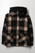 Check Shacket Brown