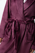 Fleece Gown Burgundy (3)