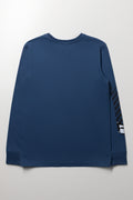 Long Sleeve T-Shirt Blue (2)