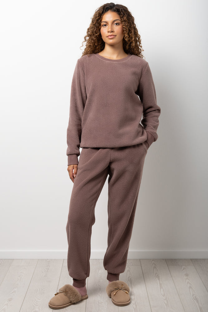 Soft Plush  Pyjamas Brown