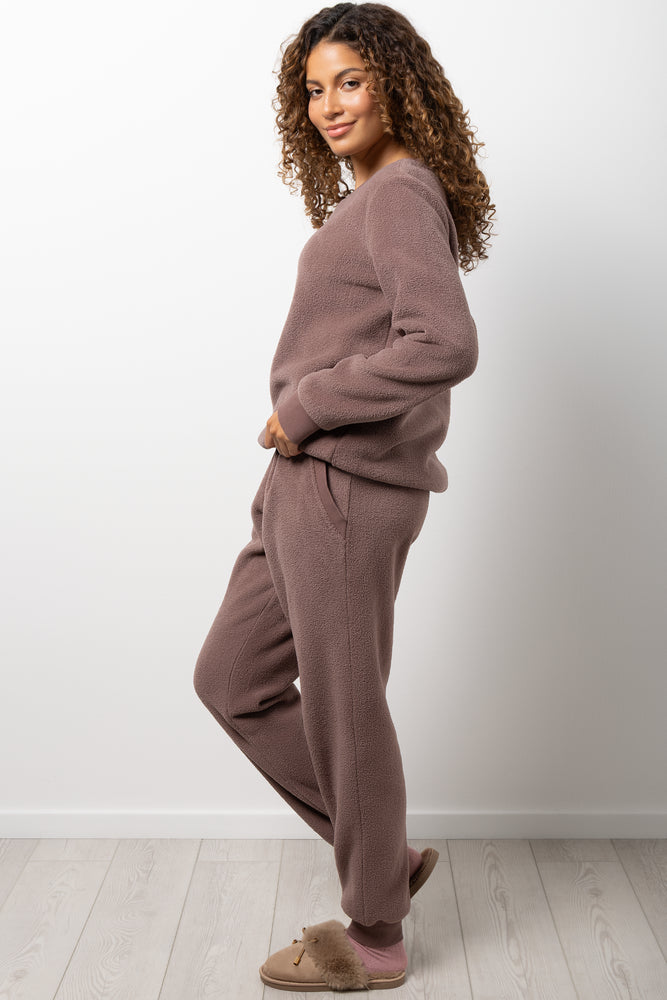 Soft Plush  Pyjamas Brown