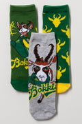 Bokkie 3 Pack Socks Green
