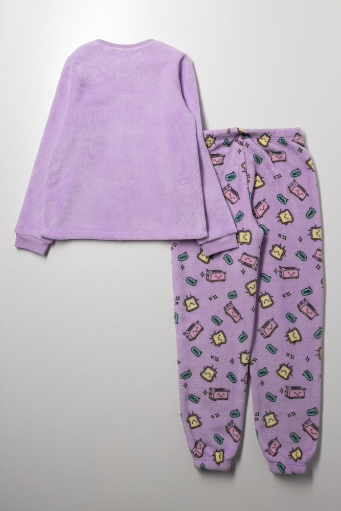 Breakfast Pyjamas Lilac (2)
