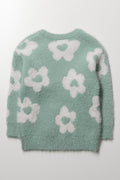 Daisy Eyelash Jersey Green (2)
