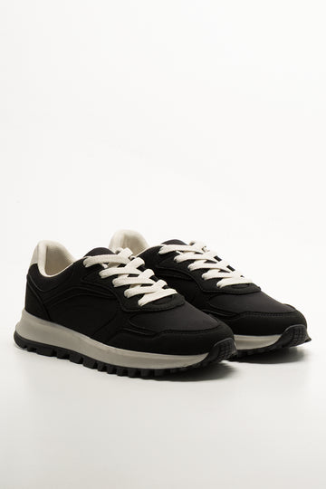 Chunky Retro Sneakers Black