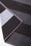 2 Tone Stripe Bath Sheet Grey (1)