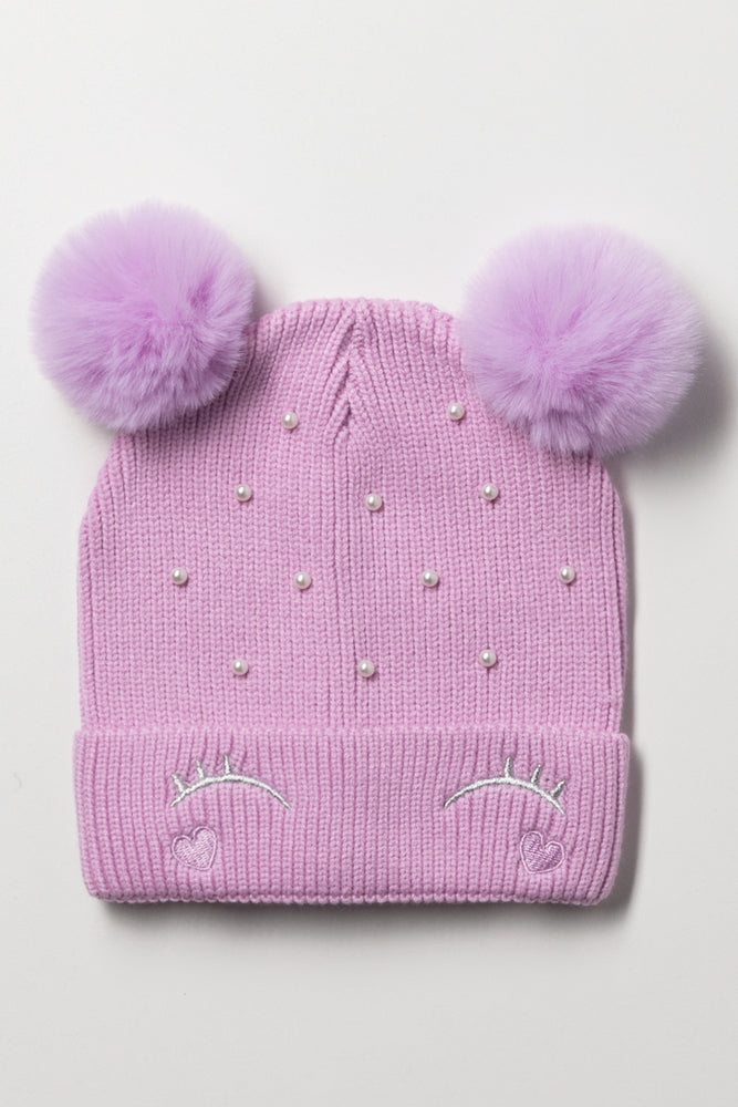 Novelty Beanie Purple