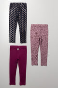 3 Pack Leggings Multicolours (2)
