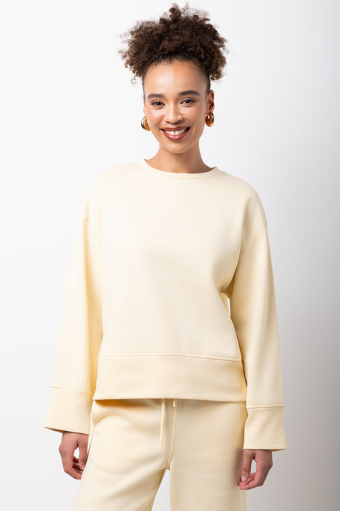 Crew Neck Tracktop Yellow