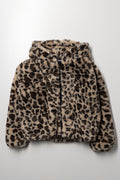 Animal Fur Hoodie Natural