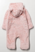 Fleece Babygrow Pink (3)