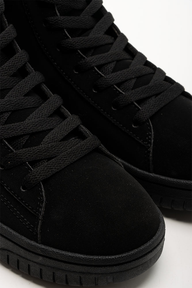 Skate High Top Sneakers Black (2)