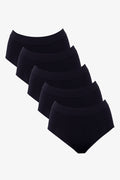 5 Pack Seamfree Briefs Black (1)