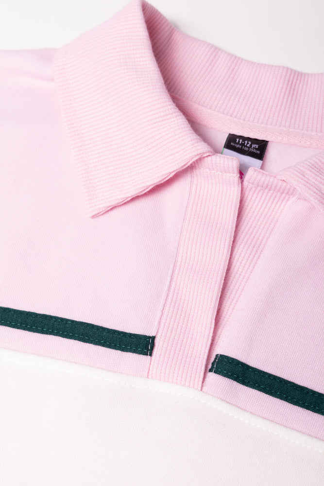 Johnny Collar Tracktop Pink