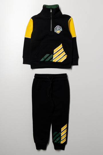 Game on Soccer Tracksuit Black