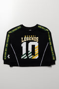 Younger Girls Mzansi Soccer Tracktop Black