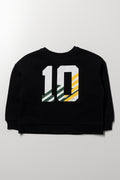 Younger Girls Mzansi Soccer Tracktop Black (2)