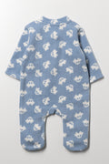 Fleece Babygrow Blue (3)