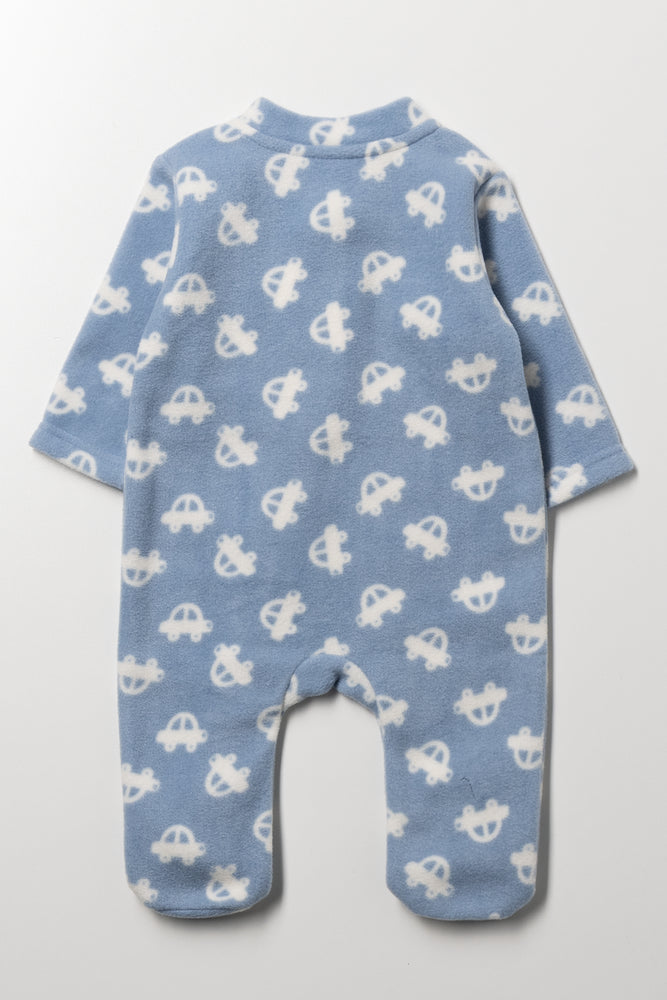 Fleece Babygrow Blue (3)