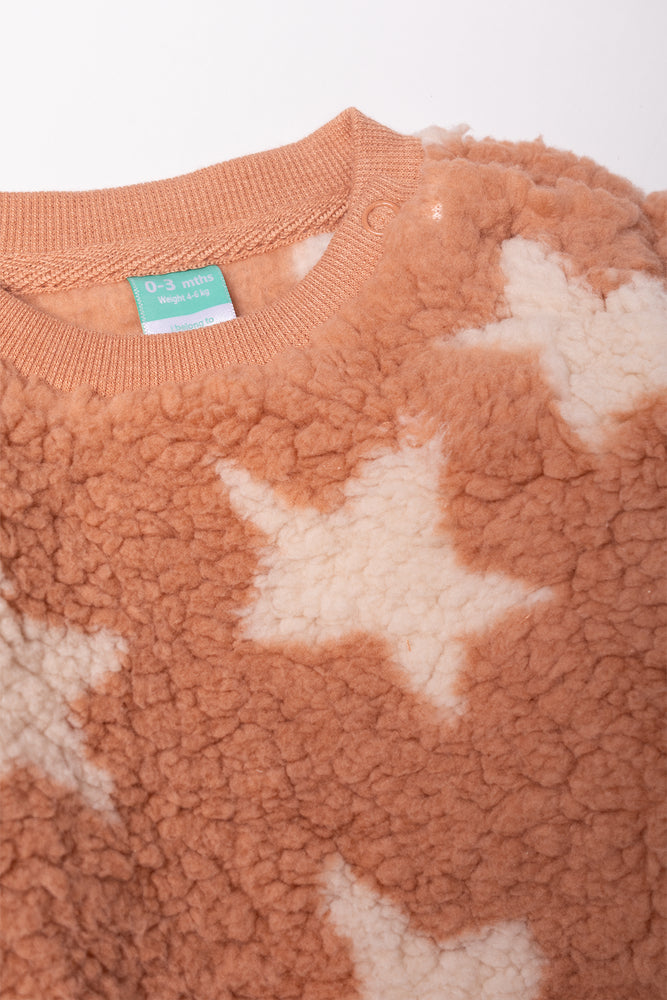 2 Piece Sherpa Set Brown