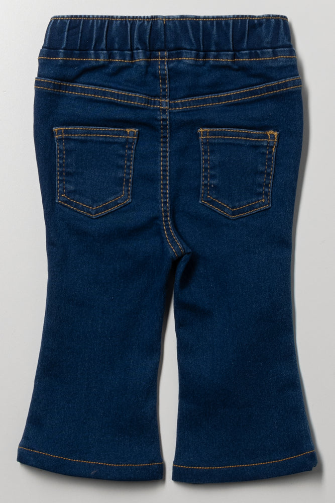 Flare Leggings Blue (2)