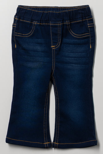 Flare Jeggings Dark Blue