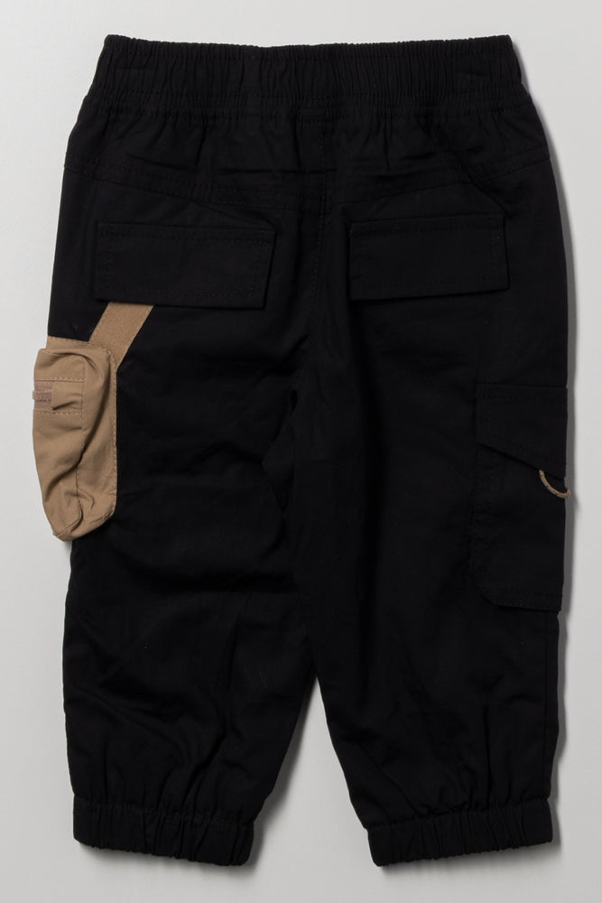 Bag Pocket Pants Black (2)