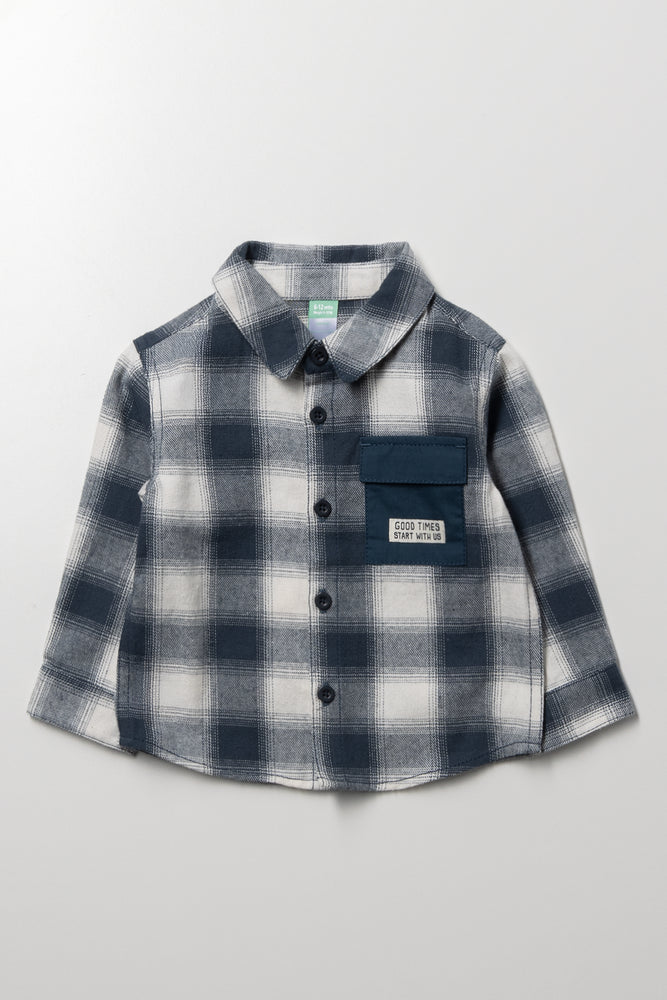 Flannel Shirt Navy