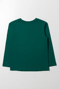 Long Sleeve T-Shirt Dark Green (2)