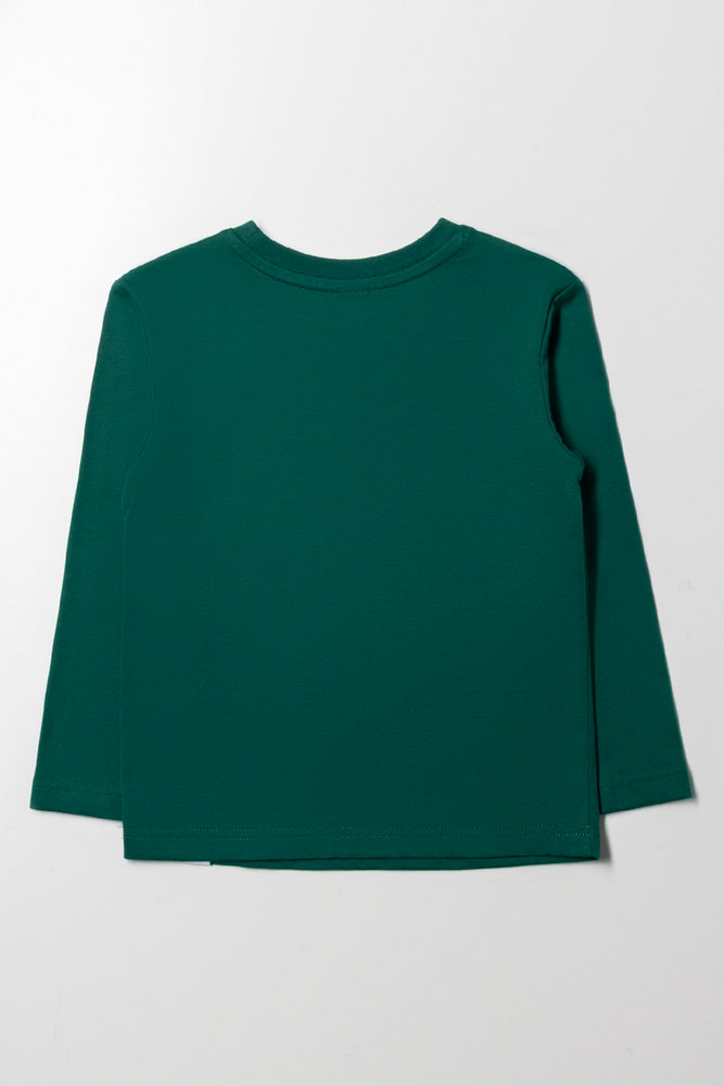 Long Sleeve T-Shirt Dark Green (2)