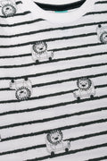 2 Pack Long Sleeve T-Shirts Grey And White (2)