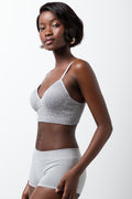 Animal Print Seamfree Bralette Grey (1)