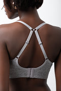 Animal Print Seamfree Bralette Grey (3)