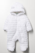 Fur Babygrow White