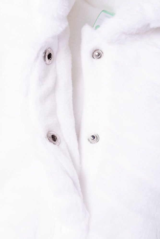 Fur Babygrow White (2)