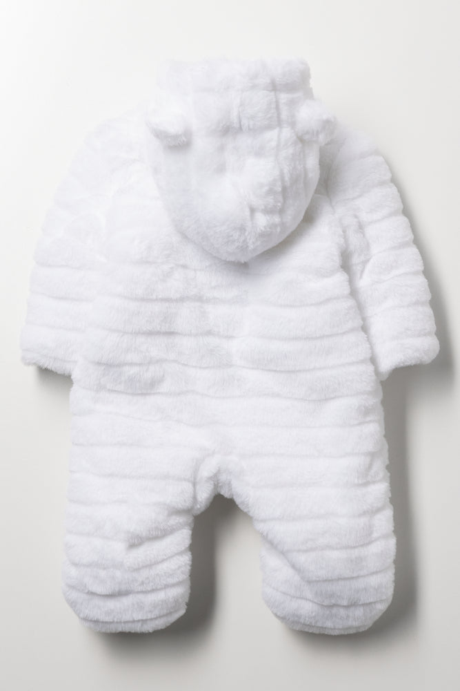 Fur Babygrow White (4)