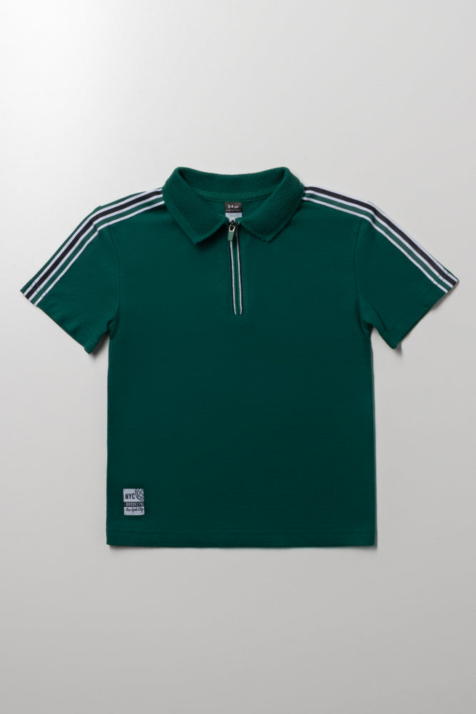 Textured Sport Golfer Green