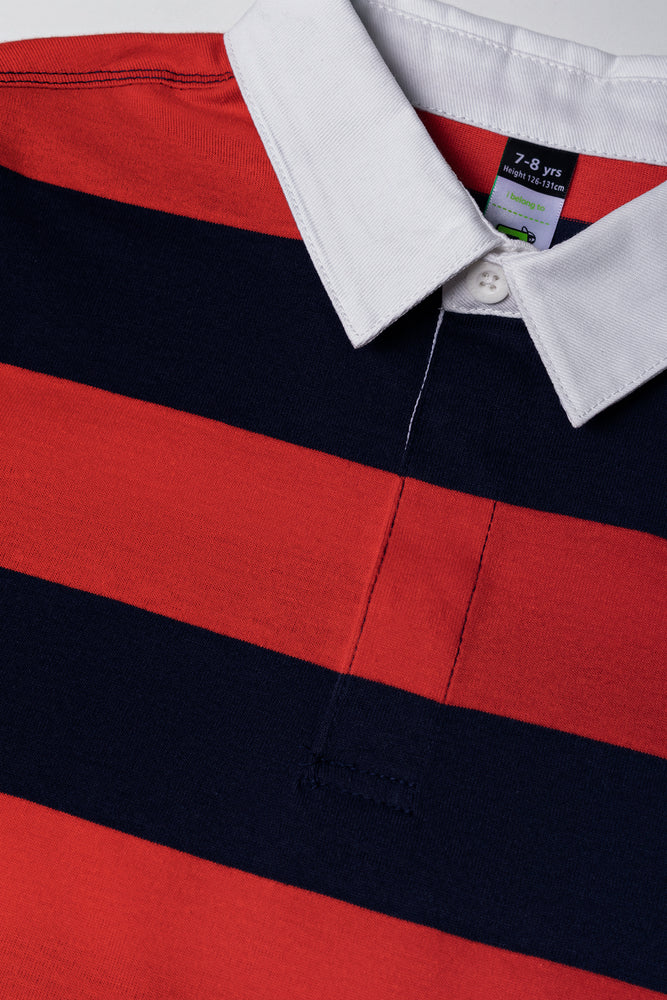 Rugby Golfer Red And Navy (1)