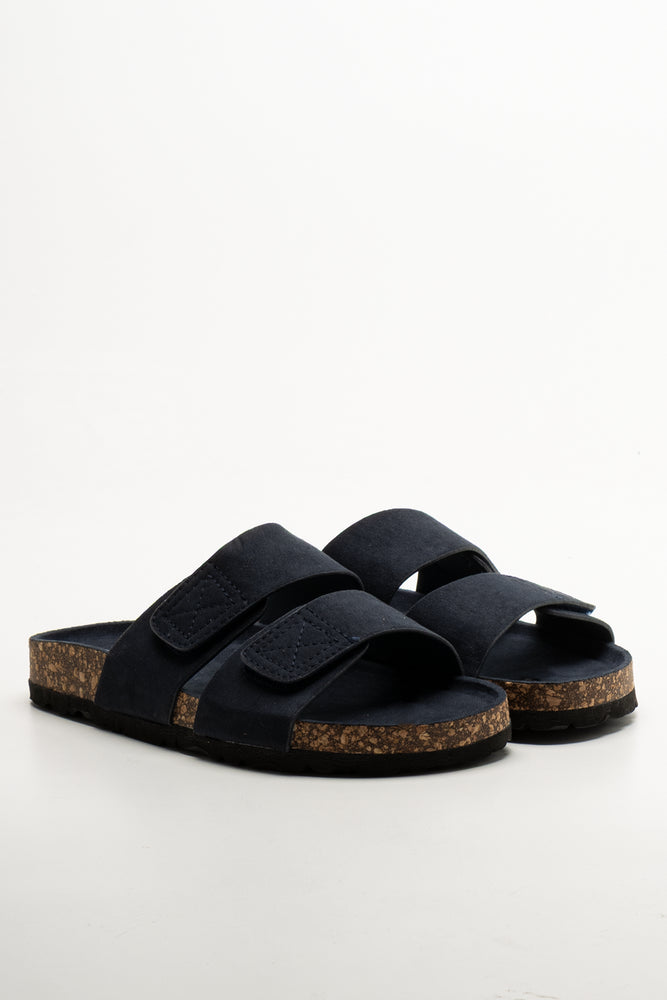 Double Band Sandals Navy