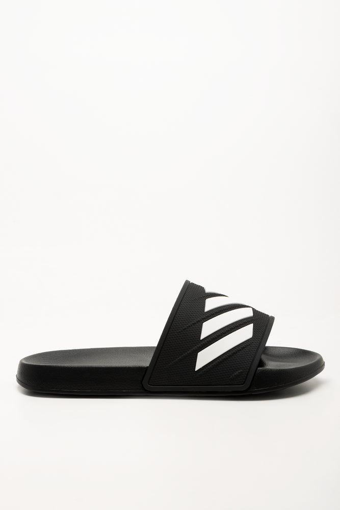 Stripe Slides Black (1)
