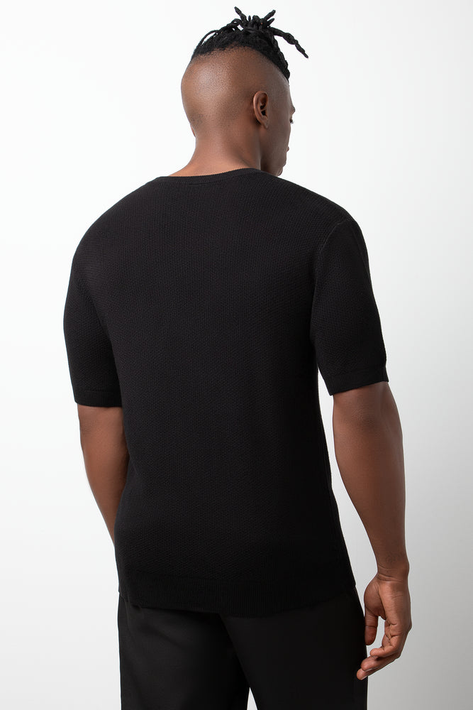 Knit Top Black (2)