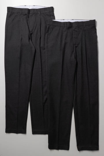 2 Pack Boys Regular Fit Trousers Secondary Grey