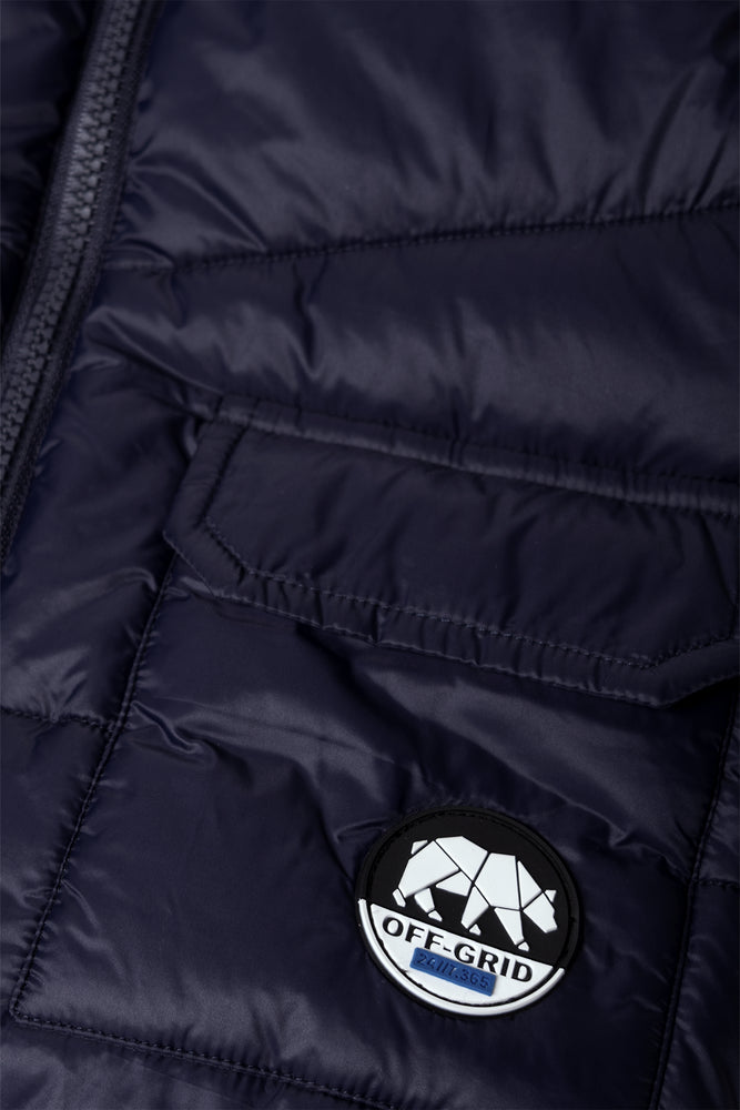 Sleeveless Puffer Jacket Navy