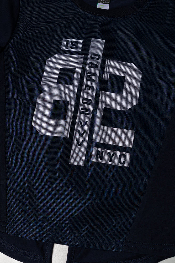 Tuxedo Short Sleeve T-Shirt Navy